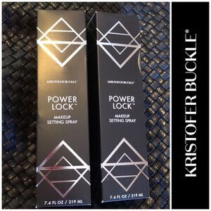 KRISTOFER BUCKLE - NWT 2 Bottles/Power Lock Makeup Setting Spray/7.4 fl.oz Each